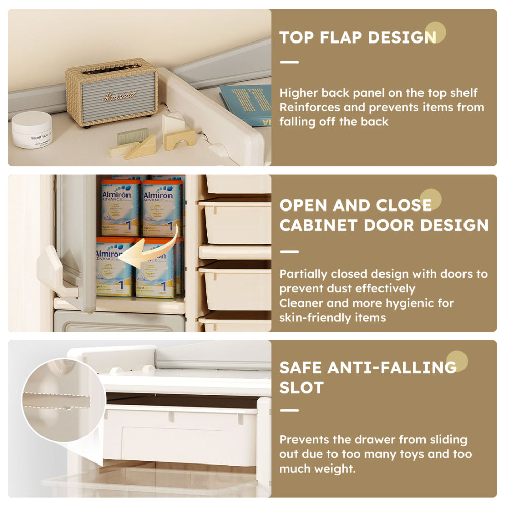 Children's toy storage cabinets