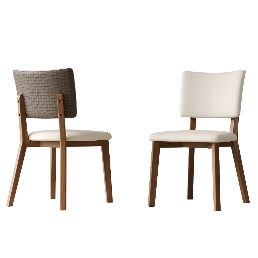 Mid-Century Modern wood feet  Dining Chair (Set of 2) – Stylish Wooden Chairs for Dining Room, Kitchen, or Living Room, Comfortable & Durable, Easy to Assemble