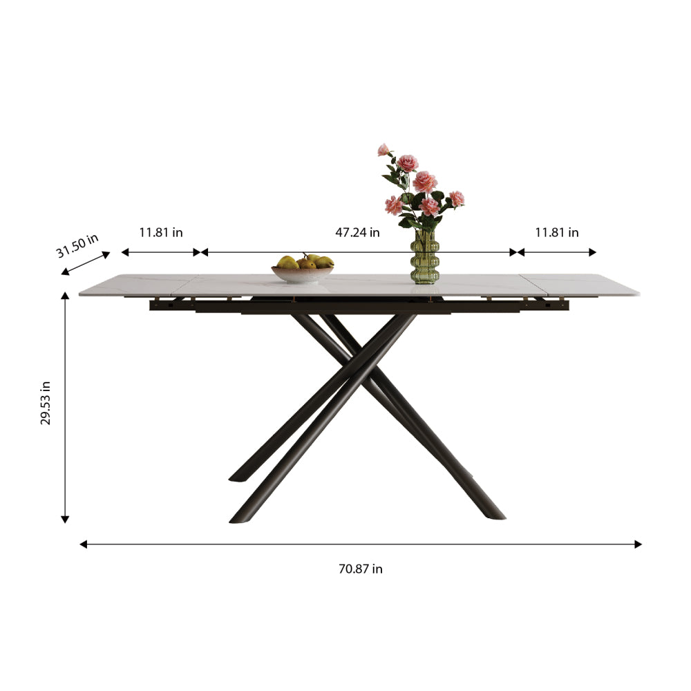 Modern dining chair set of 4 pieces, brown PU leather seats and black carbon steel legs, suitable for home, restaurant, conference room (4 brown chairs)